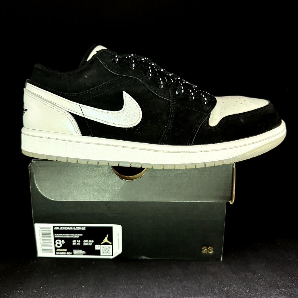 Size 8.5 - Nike Air Jordan 1 Low SE Diamond Men's Shoes